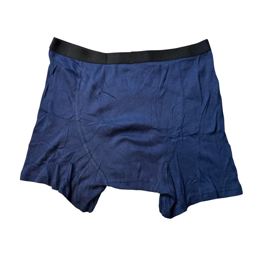 Wonder Nation Boxer Briefs Boys XL 14-16 Husky Blue Solid Cotton Underwear 34357